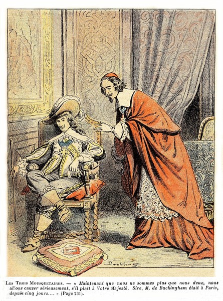 Illustration in 'The Three Musketeers'