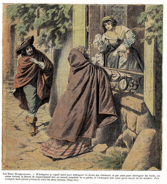 Illustration in 'The Three Musketeers'