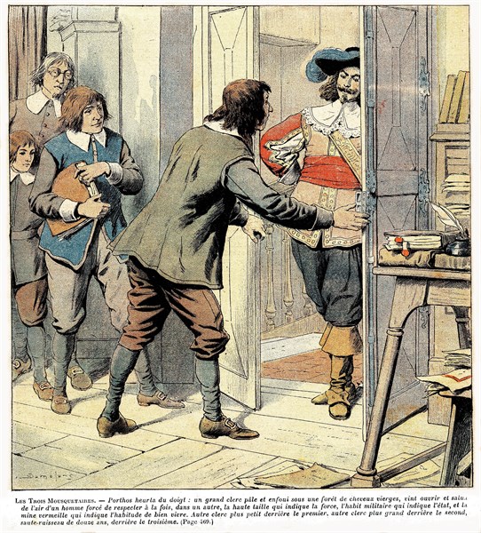 Illustration in 'The Three Musketeers'