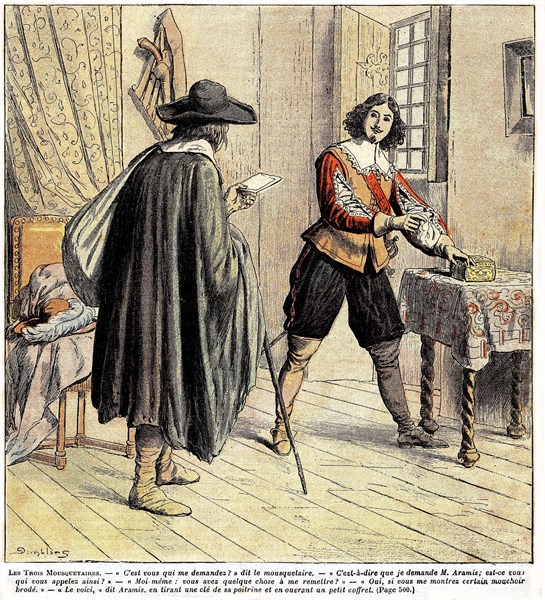 Illustration in 'The Three Musketeers'