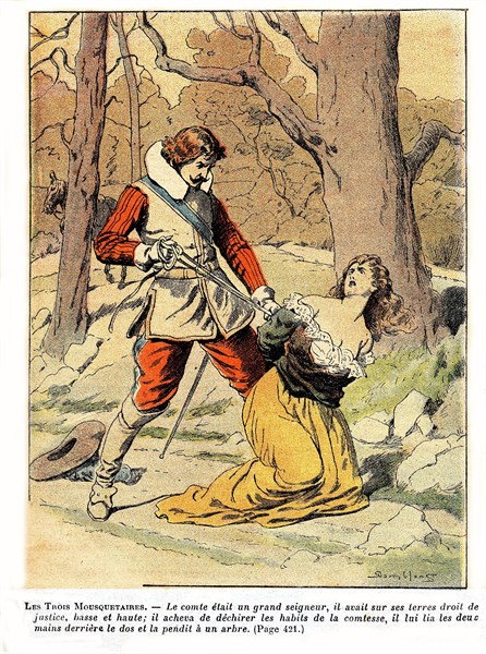 Illustration in 'The Three Musketeers'