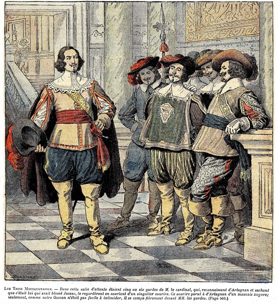 Illustration in 'The Three Musketeers'