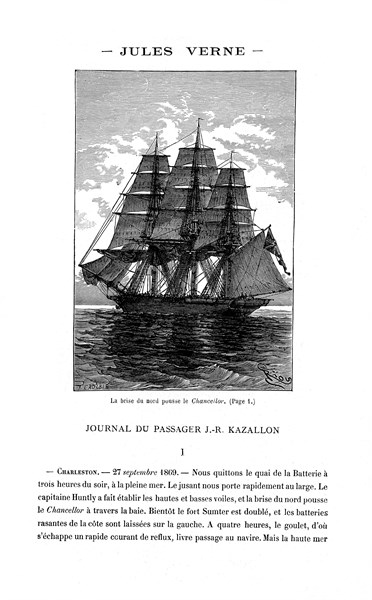J.Verne, "Le Chancellor" (frontispice)
