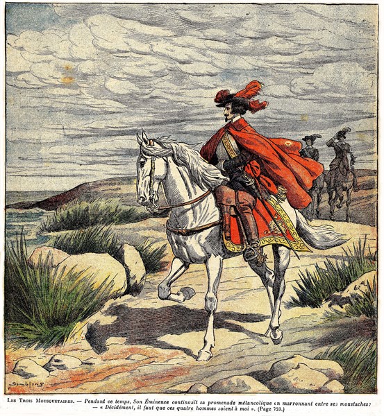 Illustration in 'Three Musketeers'