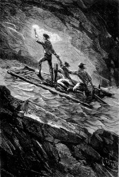 Illustration in 'A Journey to the Center of the Earth'