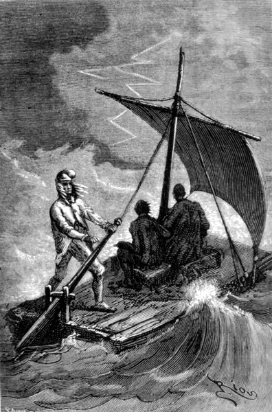 Illustration in 'A Journey to the Center of the Earth'