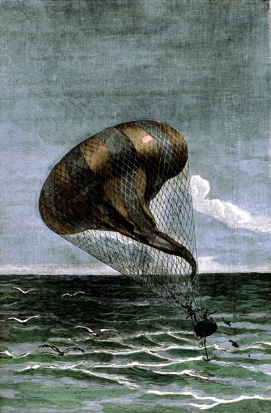 Illustration 'The Mysterious Island'