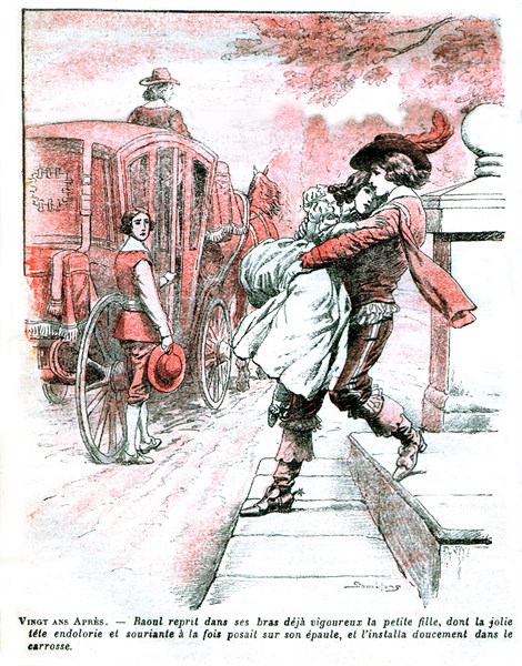 Illustration in 'Twenty Years After'