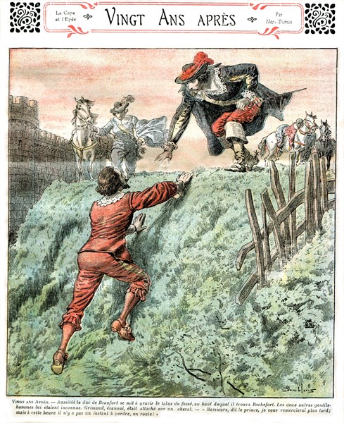 Illustration in 'Twenty Years After'