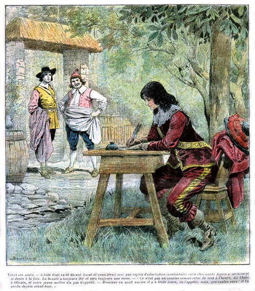 Illustration in 'Twenty Years After'