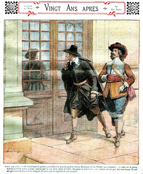 Illustration in 'Twenty Years After'