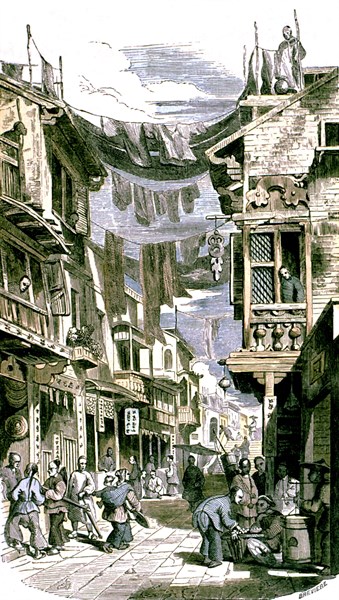 Illustration in 'The Tribulations of a Chinaman in China'