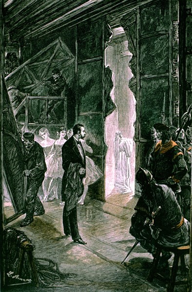 Illustration in 'The Carpathian Castle'