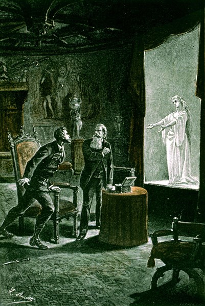 Jules Verne, "Le château des Carpathes", illustration