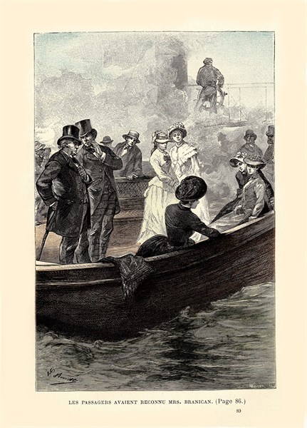 Jules Verne, "Mistress Branican" (illustration)