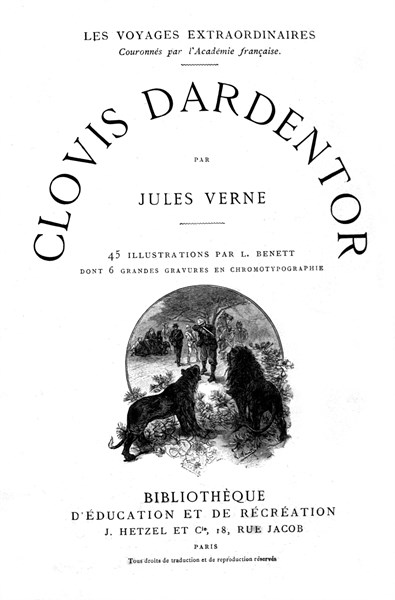 Illustration in 'Clovis Dardentor'