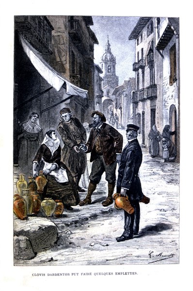 Illustration in 'Clovis Dardentor'