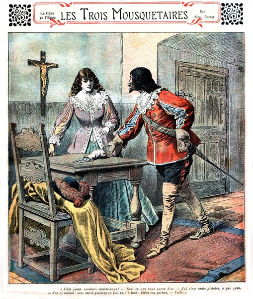 Illustration of 'The Three Musketeers'