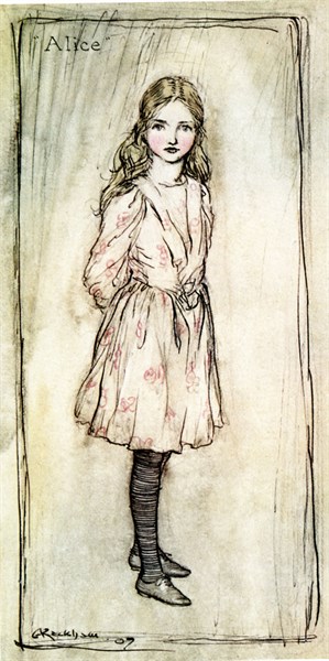 Alice in Wonderland, illustration by Arthur Rackham