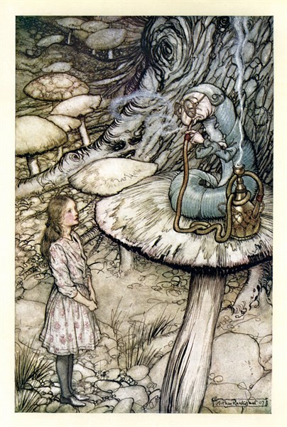 Alice in Wonderland, illustration by Arthur Rackham