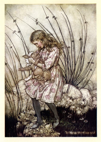 Alice in Wonderland, illustration by Arthur Rackham