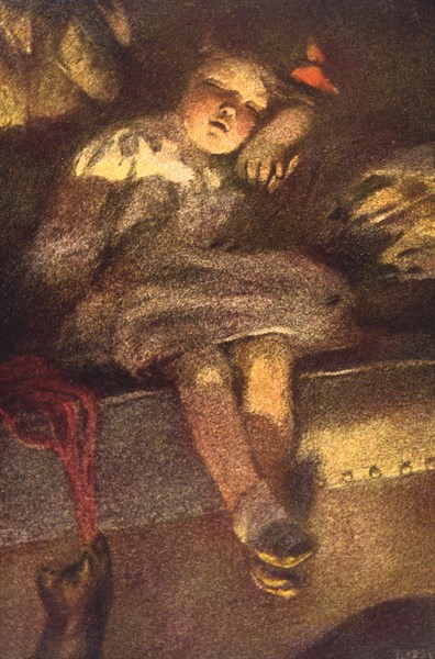 Alice in Wonderland, illustration by Bessie Pease Gutmann