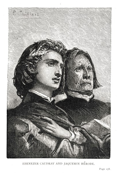 Illustration of "Toilers of the Sea", by Victor Hugo