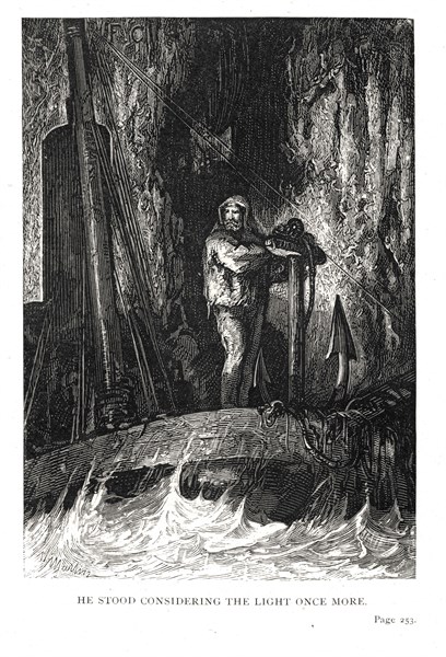 Illustration de "Les Travailleurs de la Mer", de Victor Hugo