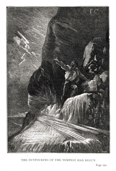 Illustration de "Les Travailleurs de la Mer", de Victor Hugo