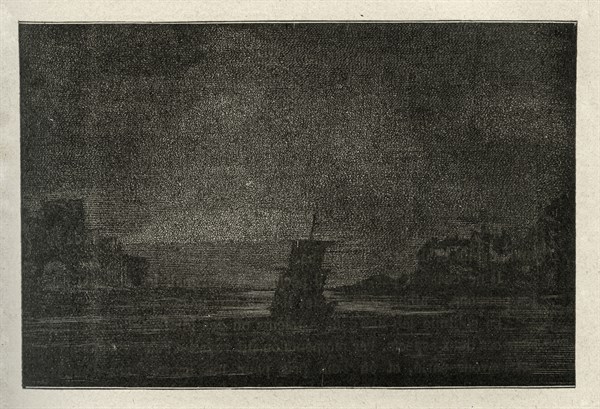Illustration of "Toilers of the Sea", by Victor Hugo