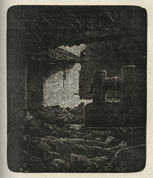 Illustration of "Toilers of the Sea", by Victor Hugo