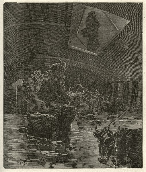 Illustration of "Toilers of the Sea", by Victor Hugo
