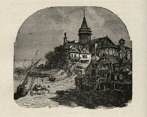Illustration de "Les Travailleurs de la Mer", de Victor Hugo