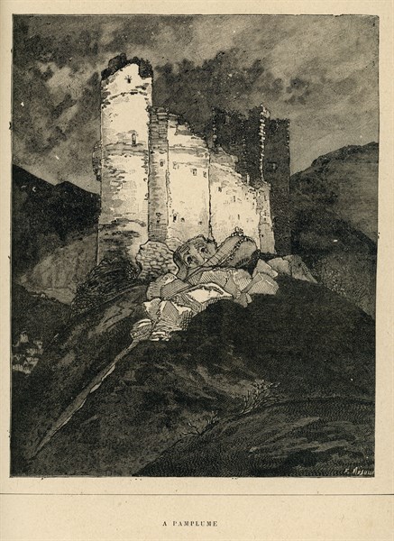 Illustration from 'En voyage. Alpes et Pyrénées', by Victor Hugo