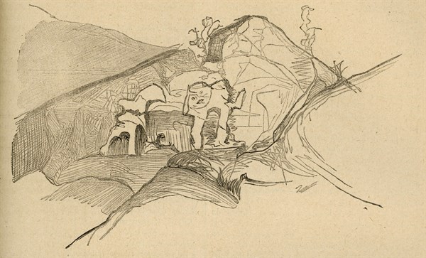 Illustration from 'En voyage. Alpes et Pyrénées', by Victor Hugo