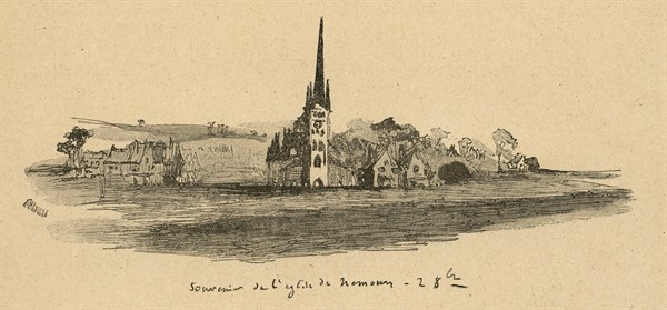 Illustration de "En voyage. France et Belgique", de Victor Hugo