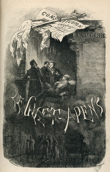 Illustration from 'Histoire d'un crime', by Victor Hugo