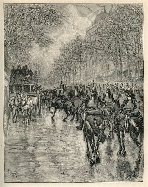 Illustration from 'Histoire d'un crime', by Victor Hugo