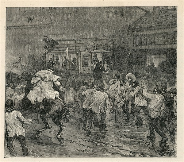 Illustration from 'Histoire d'un crime', by Victor Hugo