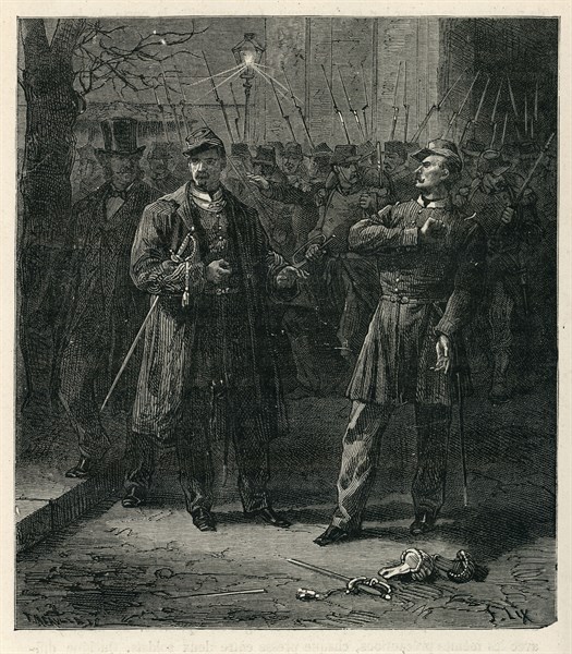 Illustration from 'Histoire d'un crime', by Victor Hugo