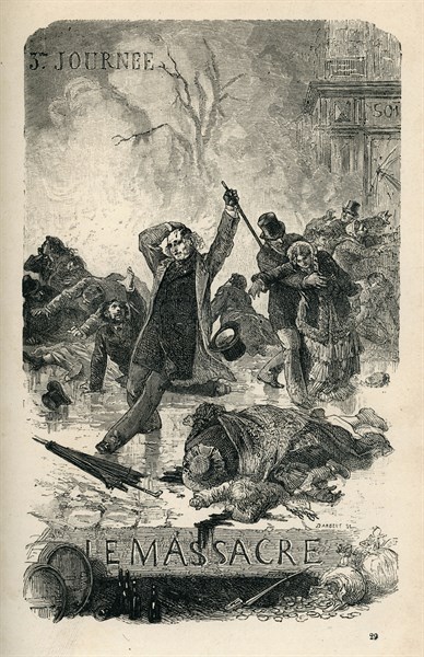 Illustration from 'Histoire d'un crime', by Victor Hugo