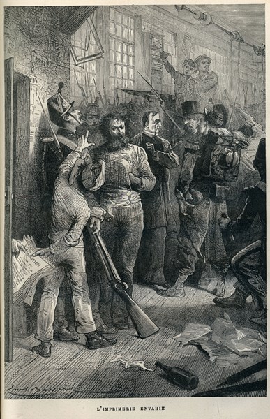 Illustration from 'Histoire d'un crime', by Victor Hugo