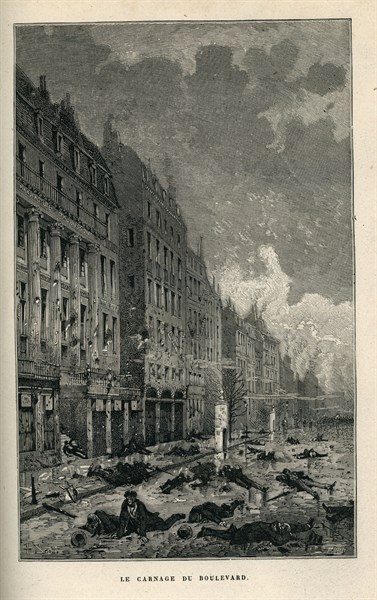 Illustration from 'Histoire d'un crime', by Victor Hugo