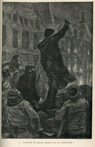 Illustration from 'Histoire d'un crime', by Victor Hugo