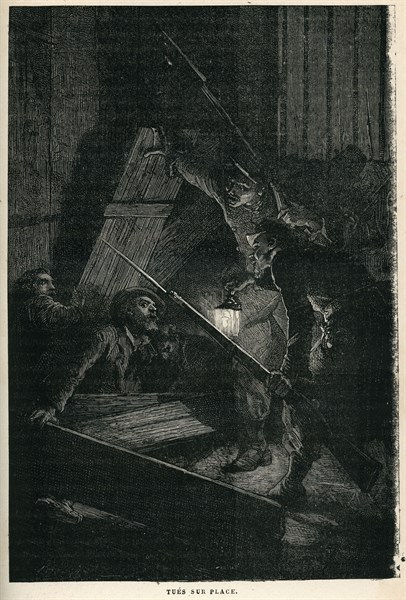 Illustration from 'Histoire d'un crime', by Victor Hugo