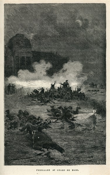 Illustration from 'Histoire d'un crime', by Victor Hugo