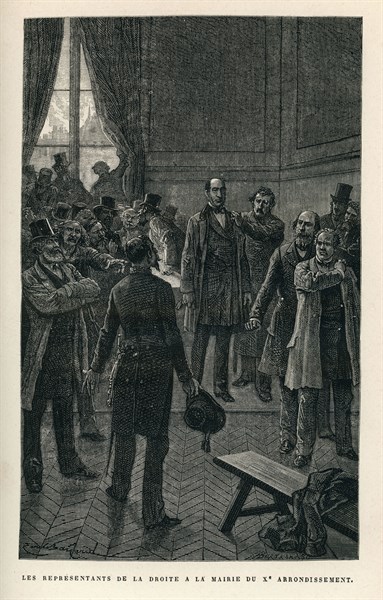 Illustration from 'Histoire d'un crime', by Victor Hugo