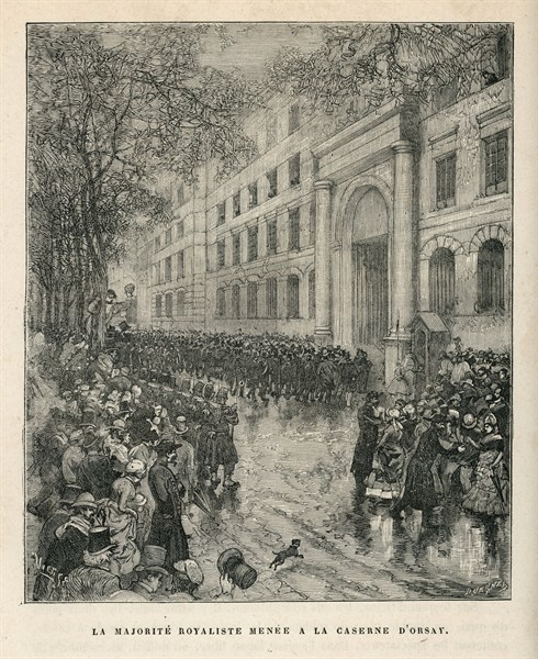 Illustration from 'Histoire d'un crime', by Victor Hugo