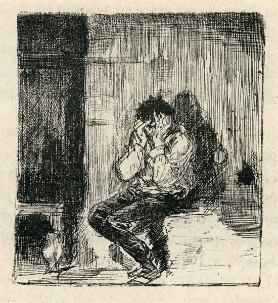 Illustration from 'Le Dernier Jour d'un condamné', by Victor Hugo
