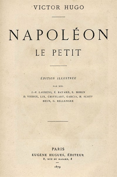 Illustration de "Napoléon le Petit", de Victor Hugo